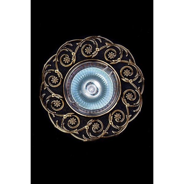 Точечный светильник ARTGLASS SPOT 52 brass antiq