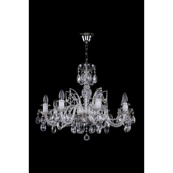 Кришталева люстра ARTGLASS ALMA VIII nikl (CE)