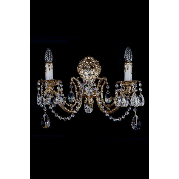 Хрустальное бра ARTGLASS S-WL-CF-0001-002-PB-CE