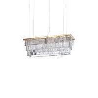 Хрустальная люстра IDEAL LUX MARTINEZ SP8 ORO
