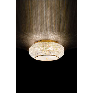 Кришталева люстра IDEAL LUX PASHA' PL14 ORO