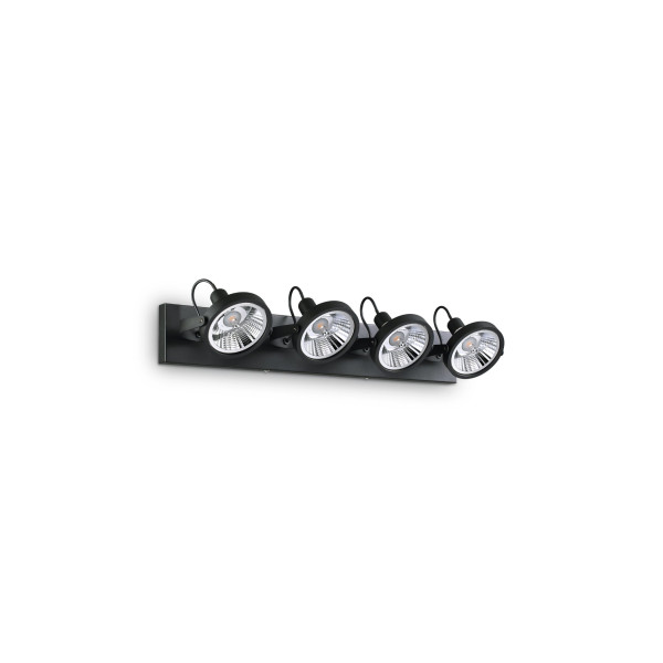Светильник направленный IDEAL LUX GLIM PL4 NERO