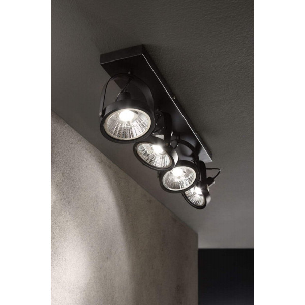 Светильник направленный IDEAL LUX GLIM PL4 NERO