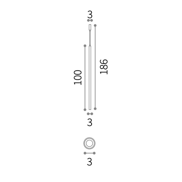 Люстра IDEAL LUX ULTRATHIN SP1 BIG ROUND CROMO