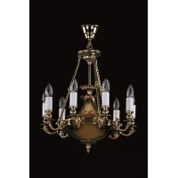 Люстра ARTGLASS DAFNE brass antiq
