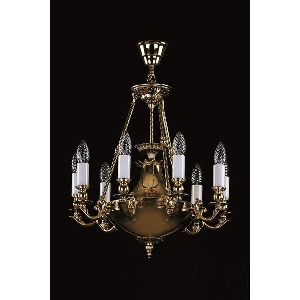 Люстра ARTGLASS DAFNE brass antiq