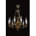 Люстра ARTGLASS DAFNE brass antiq
