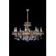 Хрустальная люстра ARTGLASS CR 0011/08/20 brass antiq (CE)