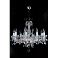 Хрустальная люстра ARTGLASS RADKA VIII nikl (CE)
