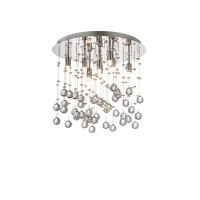 Хрустальная люстра IDEAL LUX MOONLIGHT PL8 CROMO