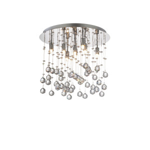 Кришталева люстра IDEAL LUX MOONLIGHT PL8 CROMO