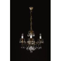 Хрустальная люстра ARTGLASS JARMILA III brass antiq (CE)