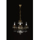Кришталева люстра ARTGLASS JARMILA III brass antiq (CE)