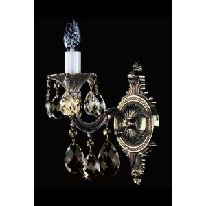 Кришталеве бра ARTGLASS SARKA I brass antiq (CE, (8003))