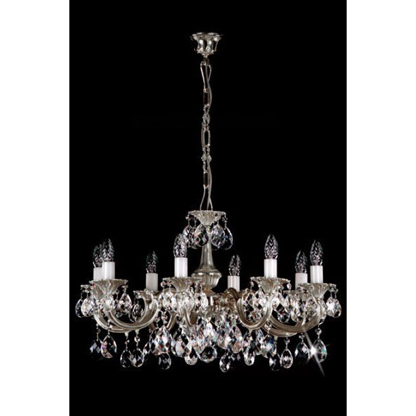 Хрустальная люстра ARTGLASS ALICE VIII nikl antiq (CE)