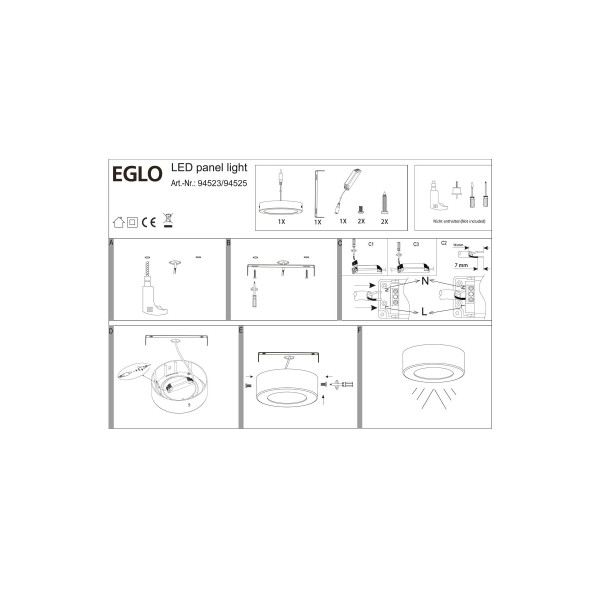 Точечный светильник EGLO 94523