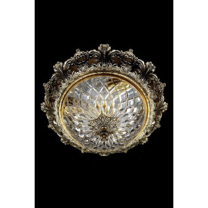 Люстра ARTGLASS CHARLIZE dia.390 brass antiq