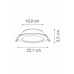 Точковий світильник IDEAL LUX GROOVE 30W ROUND 3000K