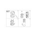 Точечный светильник IDEAL LUX MOOD PL1 BIG ROUND BIANCO