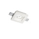 Точечный светильник IDEAL LUX SAMBA FI1 SQUARE SMALL