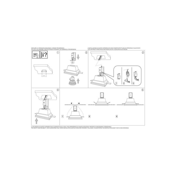 Точечный светильник IDEAL LUX SAMBA FI1 SQUARE SMALL