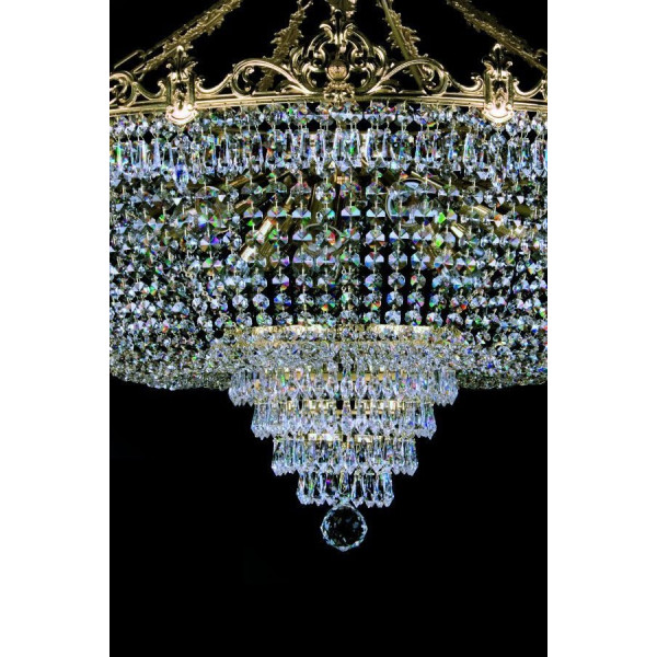 Кришталева люстра ARTGLASS CORINA III CE