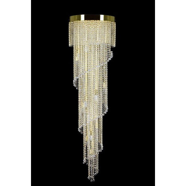 Кришталева люстра ARTGLASS SPIRAL dia.500x1800 BALLS CE