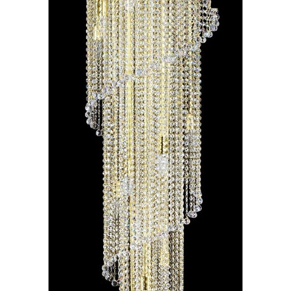 Кришталева люстра ARTGLASS SPIRAL dia.500x1800 BALLS CE