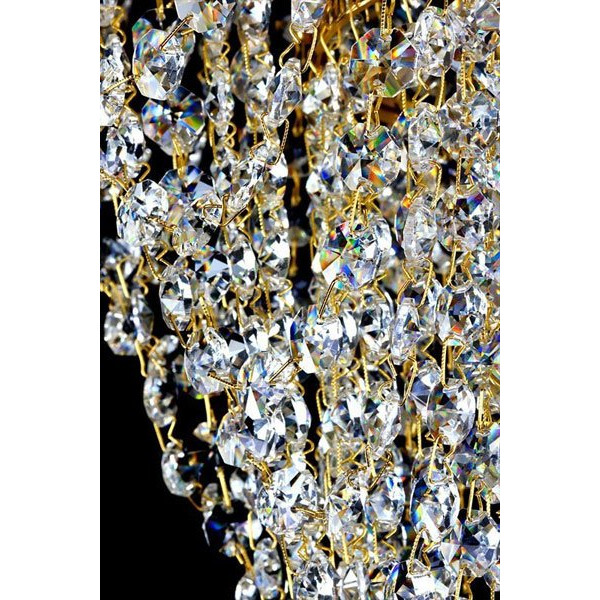 Кришталева люстра ARTGLASS MELANIE dia.550x300 CE