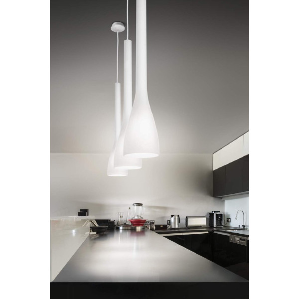 Люстра IDEAL LUX FLUT SP1 BIG BIANCO