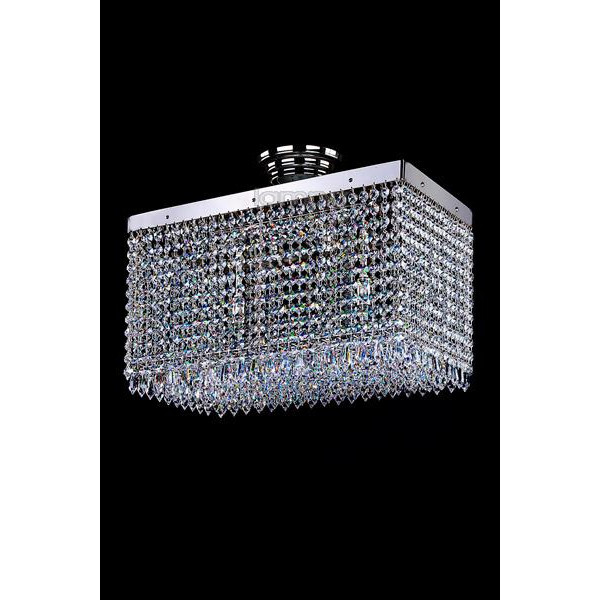 Хрустальная люстра ARTGLASS LEANDRA 250x450 CE nikl