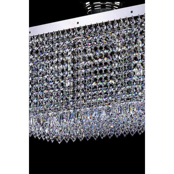 Хрустальная люстра ARTGLASS LEANDRA 250x450 CE nikl