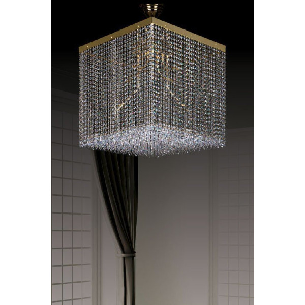 Кришталева люстра ARTGLASS LEANDRA 500x500 CE