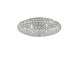 Кришталева люстра IDEAL LUX KING PL9 CROMO