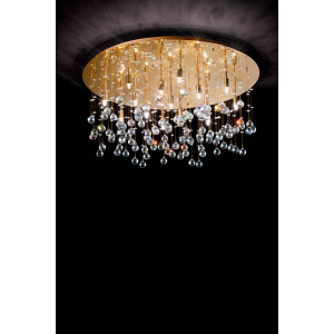 Кришталева люстра IDEAL LUX MOONLIGHT PL12 ORO