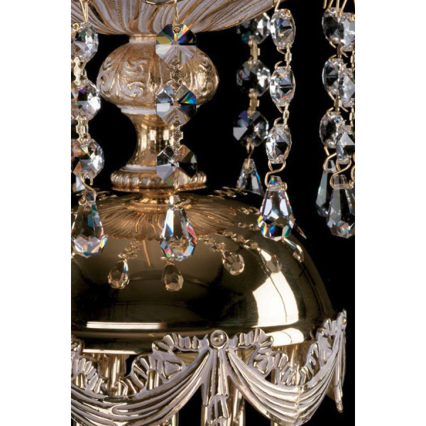 Хрустальная люстра ARTGLASS FOUNTAIN бел.золото (CE)