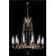 Люстра ARTGLASS EGONA brass antiq