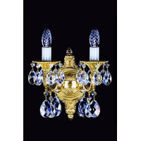 Хрустальное бра ARTGLASS SARKA II matt brass (CL)