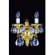 Кришталеве бра ARTGLASS SARKA II matt brass (CL)