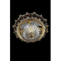 Люстра ARTGLASS CHARLIZE dia.470 brass antiq