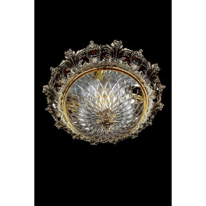 Люстра ARTGLASS CHARLIZE dia.470 brass antiq
