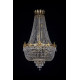 Хрустальная люстра ARTGLASS EVITA 600x1000 CE brass antiq