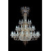 Кришталева люстра ARTGLASS PROSERPINA-48 CE brass antiq (8003)