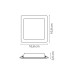 Точечный светильник IDEAL LUX GROOVE 20W SQUARE 3000K