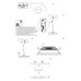 Точечный светильник IDEAL LUX GROOVE 20W SQUARE 3000K