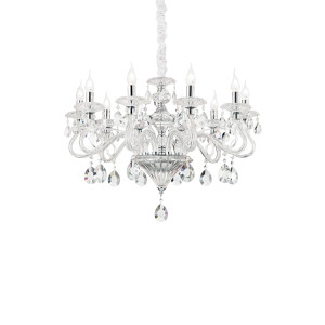 Хрустальная люстра IDEAL LUX NEGRESCO SP10 TRASPARENTE