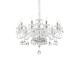 Хрустальная люстра IDEAL LUX NEGRESCO SP10 TRASPARENTE