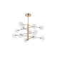 Люстра IDEAL LUX EQUINOXE SP12 OTTONE ANTICO