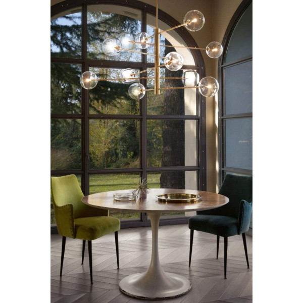 Люстра IDEAL LUX EQUINOXE SP12 OTTONE ANTICO