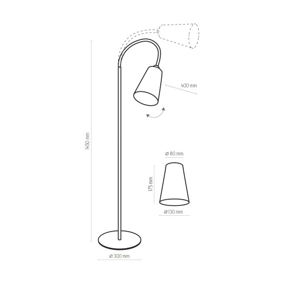 Торшер TK LIGHTING 5166